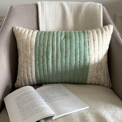 Powder Kissed Lumbar Pillow Cover