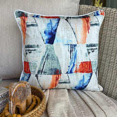 Let'S Paint - Multicolor Cotton Throw Pillow Cover
