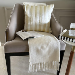 Butterscotch - Cream Satin Decorative Euro Sham