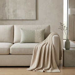 Gray Linen Lumbar Cushion Cover - Gray Grace