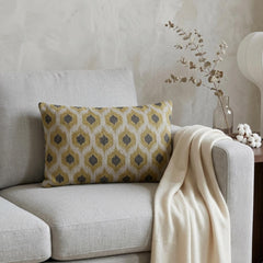 Chartreuse Linen Lumbar Cushion Cover - Zoraya Lumbar