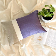Purple Silk Essence - Purple Silk Lumbar Cushion Cover