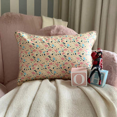 Terrazo Fun Beige Lumbar Pillow Cover