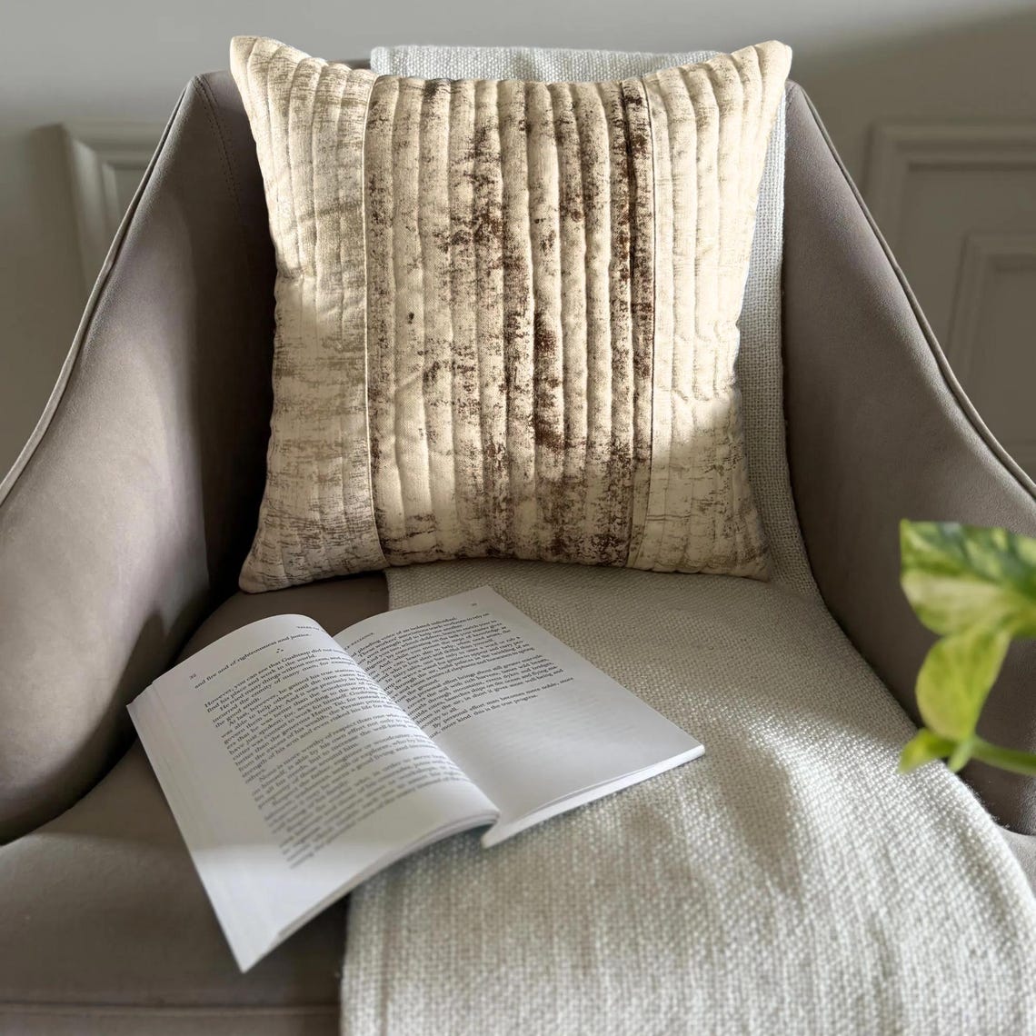 Auric Throw Pillow Cover