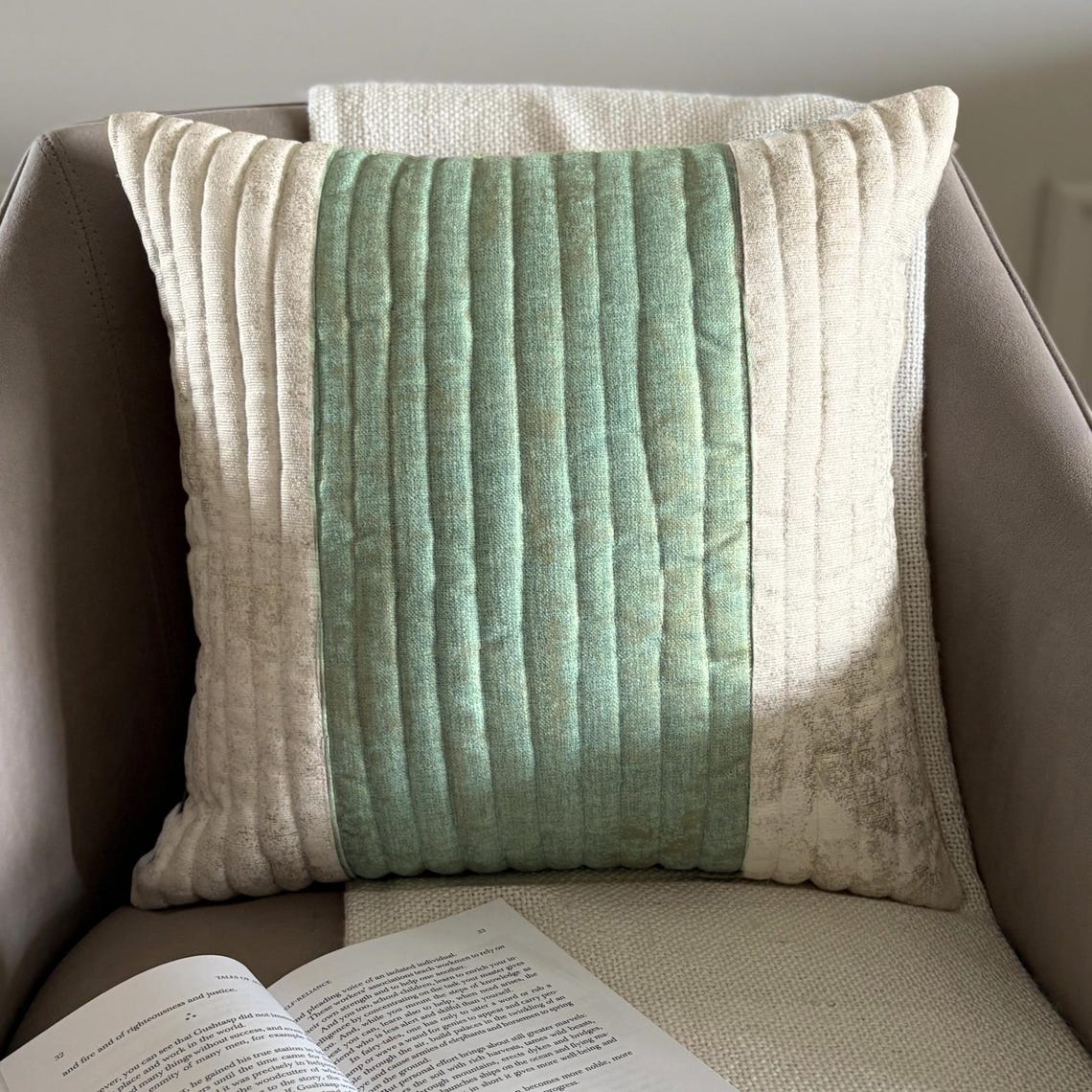 Foil Divisions Throw Cushion Cover