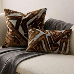 Copper Strokes Lumbar Cushion Cover