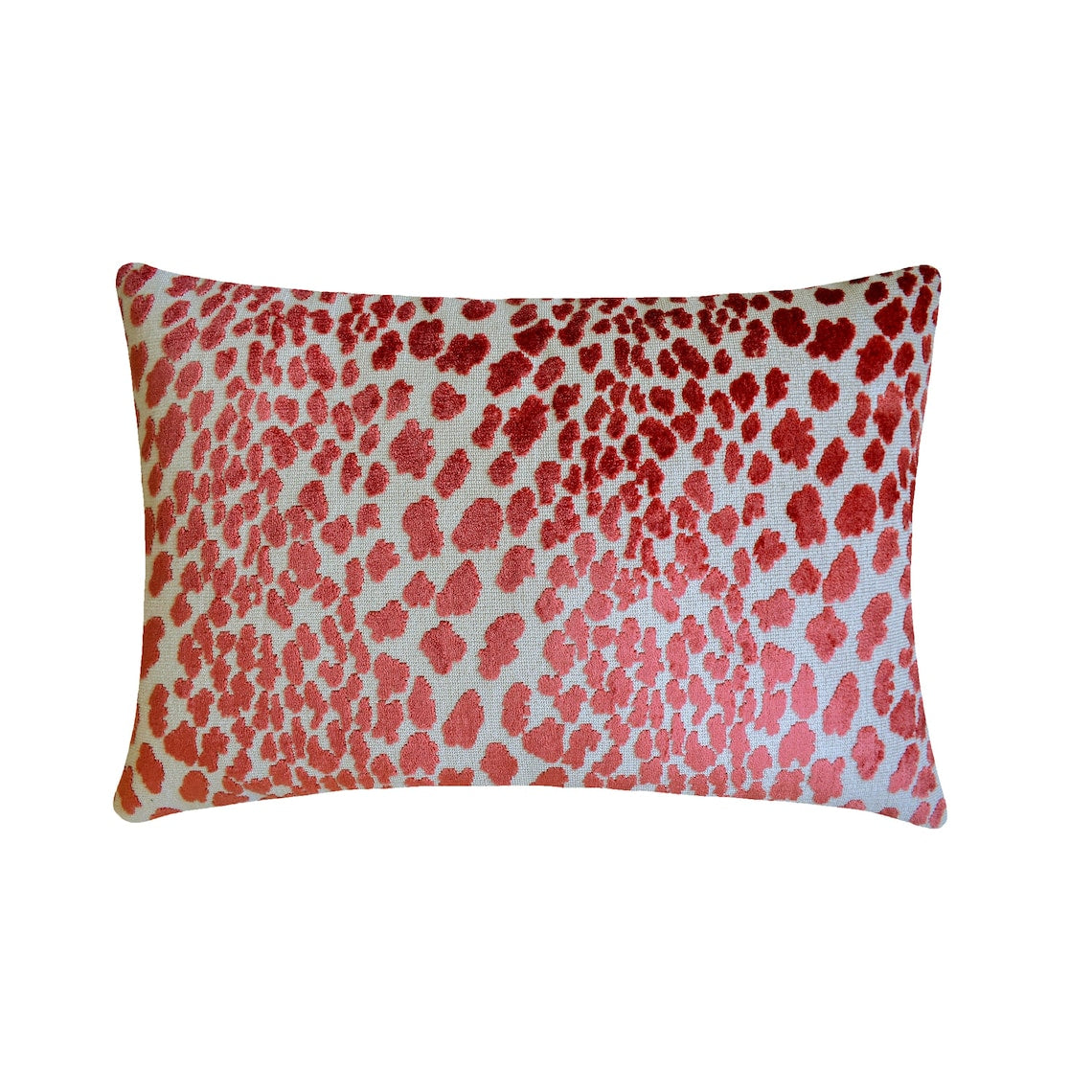 Spotted Coral Lumbar Cushion Cover