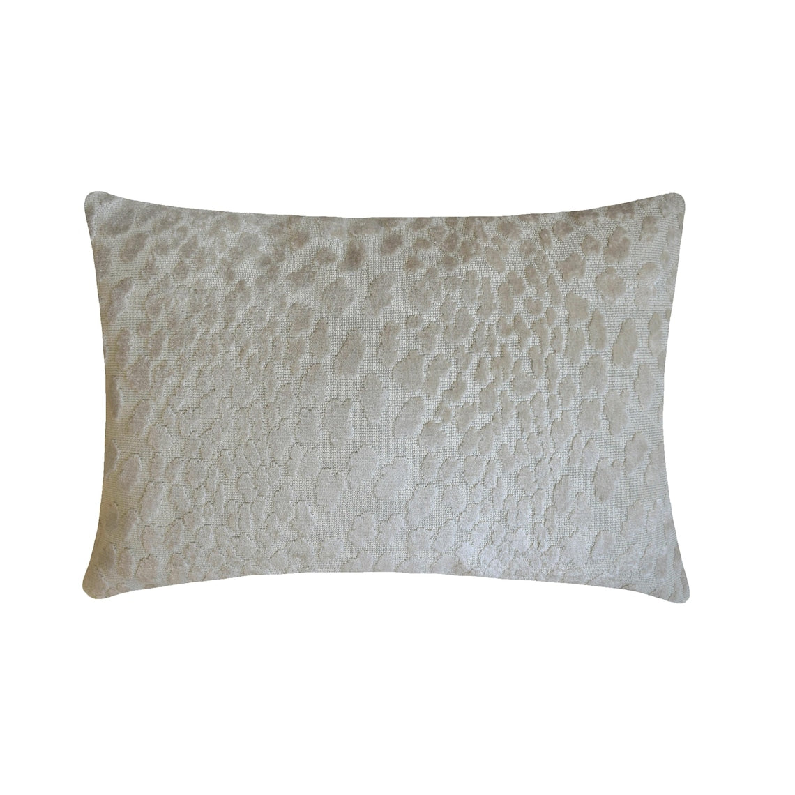 Spotted Coral Ivory Lumbar Cushion Cover