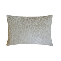 Spotted Coral Ivory Lumbar Cushion Cover