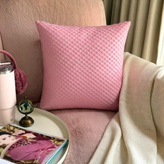 Pink Beehive - Pink Taffeta Decorative Euro Sham