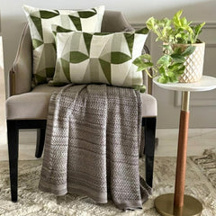Moss Green Velvet Lumbar Cushion Cover - Green Prism Lumbar