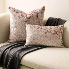 Blush Prism Lumbar Cushion Cover