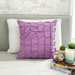 Scented Dawn - Purple Linen Decorative Euro Sham