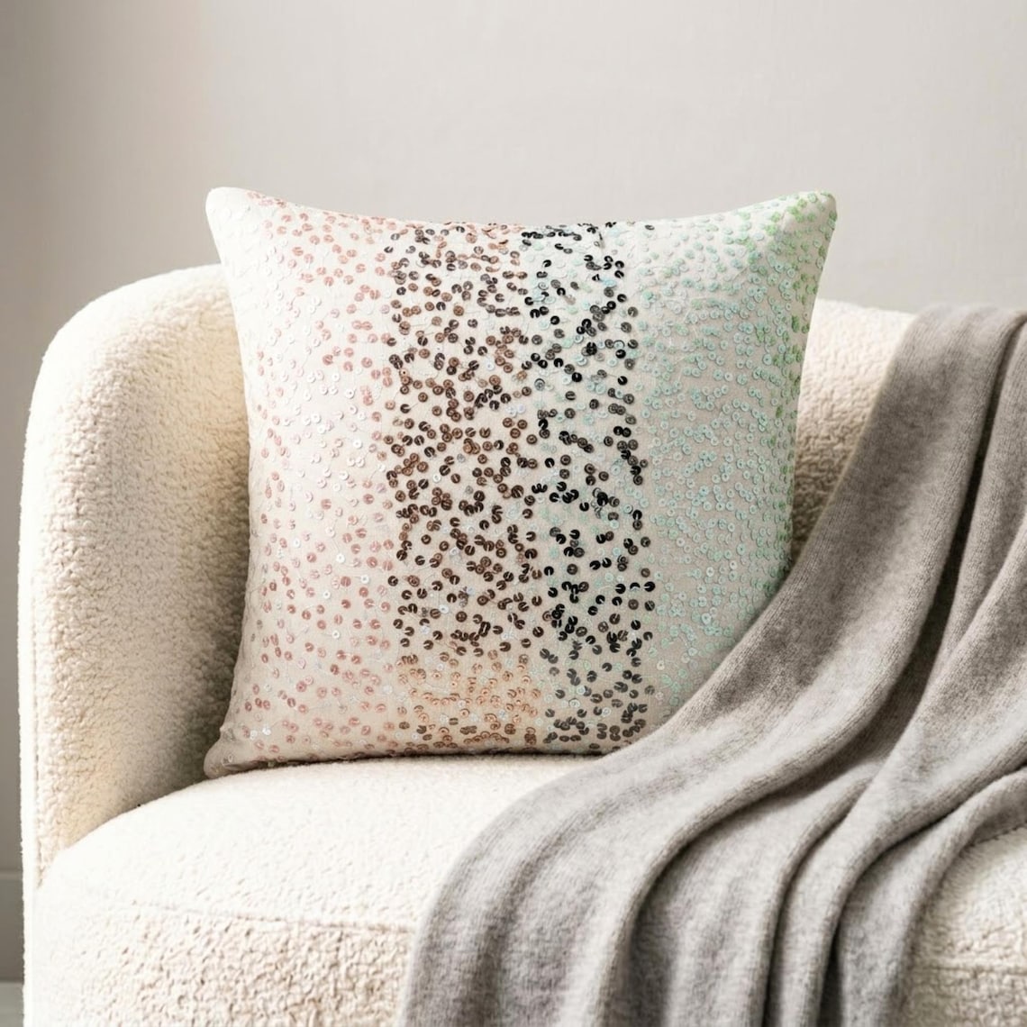 Pastel Ombre - Pastel Art Silk Throw Pillow Cover