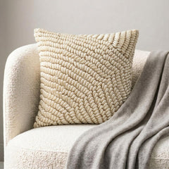Pearl Dance - Pearl Ivory Art Silk Decorative Euro Sham