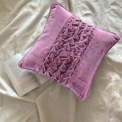 Purple Love - Purple Velvet Throw Pillow Cover