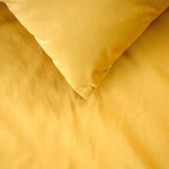 Velvet Mustard Gold Decorative Bed Runner and Cushion Cover - Mustard Gold Velvet