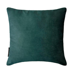Velvet Teal Green Decorative Bed Runner and Cushion Cover - Teal Green Velvet