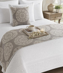 Sahara Mandala Decorative Bed Runner and Cushion Cover