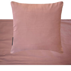 Velvet Dusty Rose Decorative Bed Runner and Cushion Cover - Dusty Rose Velvet