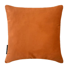 Velvet Orange Decorative Bed Runner and Cushion Cover - Burnt Orange Velvet