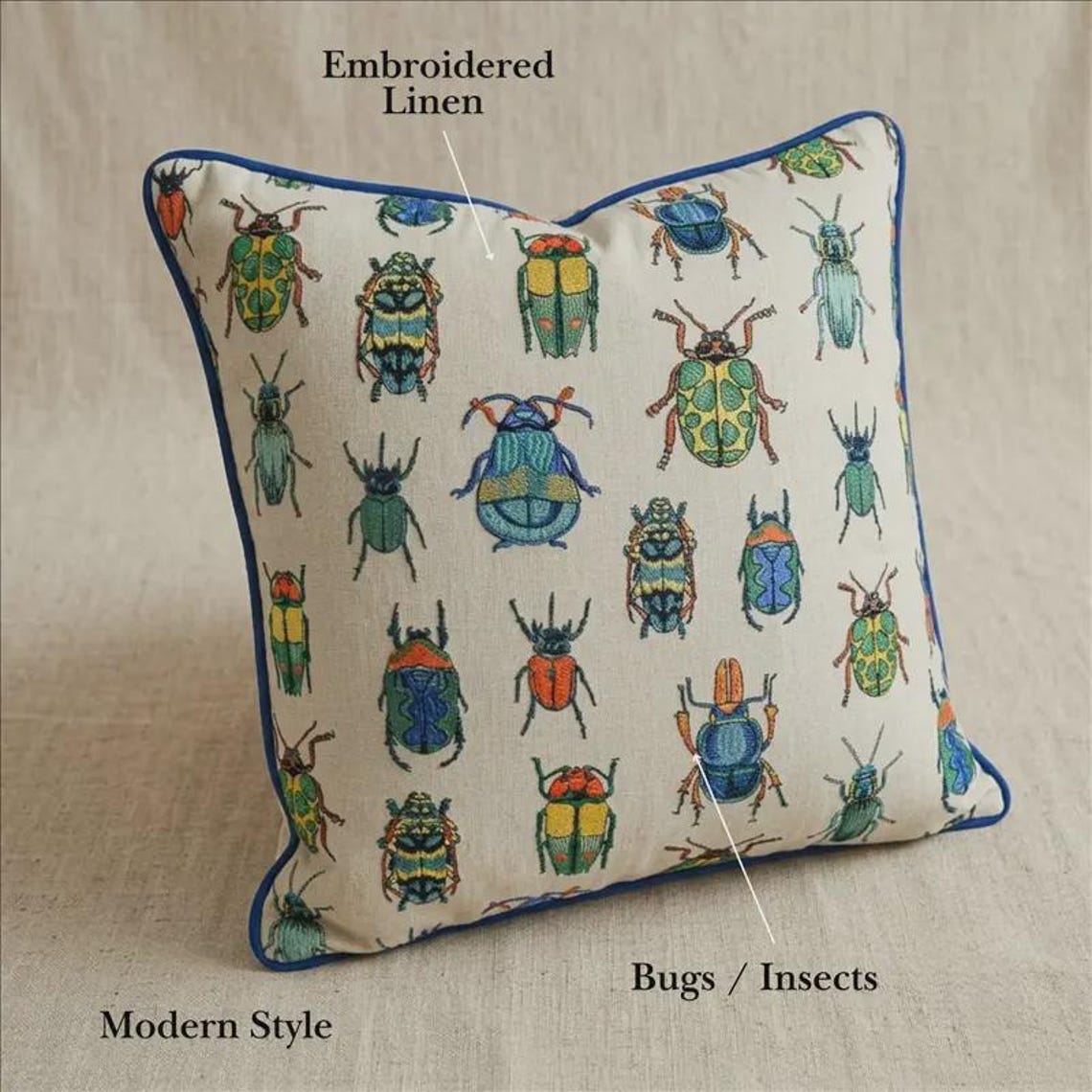 Creepy Crawlers Throw Cushion Cover
