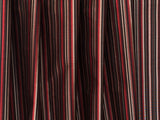 Broadway Red Stripes Printed Velvet Fabric By The Metre