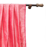 Coral Silk Dupioni Fabric By The Metre