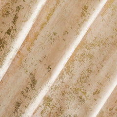 Cream Gold Foil Printed Fabric By The Metre, Printed Textured Fabric, Velvet