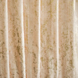 Cream Gold Foil Printed Fabric By The Metre, Printed Textured Fabric, Velvet