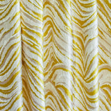 Chartreuse Waves Woven Fabric By The Metre, Polyester Cotton Fabric