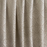Pearl Beige Floral Woven Fabric By The Metre, Polyester Viscose Fabric Upholstery