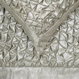 Polished Silver - Jacquard Silver Decorative Bed Runner and Cushion Cover