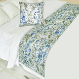 Garden Grace Decorative Bed Runner and Cushion Cover