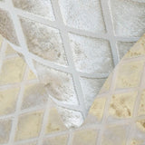 Ivory Velvet Verve - Velvet Ivory Decorative Bed Runner and Cushion Cover