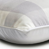 Lavender Plaid Knots - Cotton Lavender Decorative Bed Runner and Cushion Cover