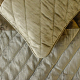 Plush Divide - Velvet Brown Decorative Bed Runner and Cushion Cover