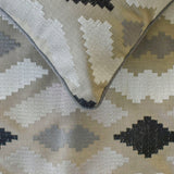 Thread Tale - Linen Beige Decorative Bed Runner and Cushion Cover