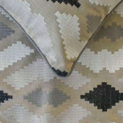 Thread Tale - Linen Beige Decorative Bed Runner and Cushion Cover