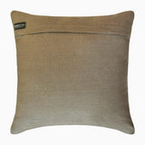 Ashen Interlock - Gray Velvet Throw Cushion Cover