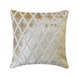 Rhombus Ivory Throw Cushion Cover