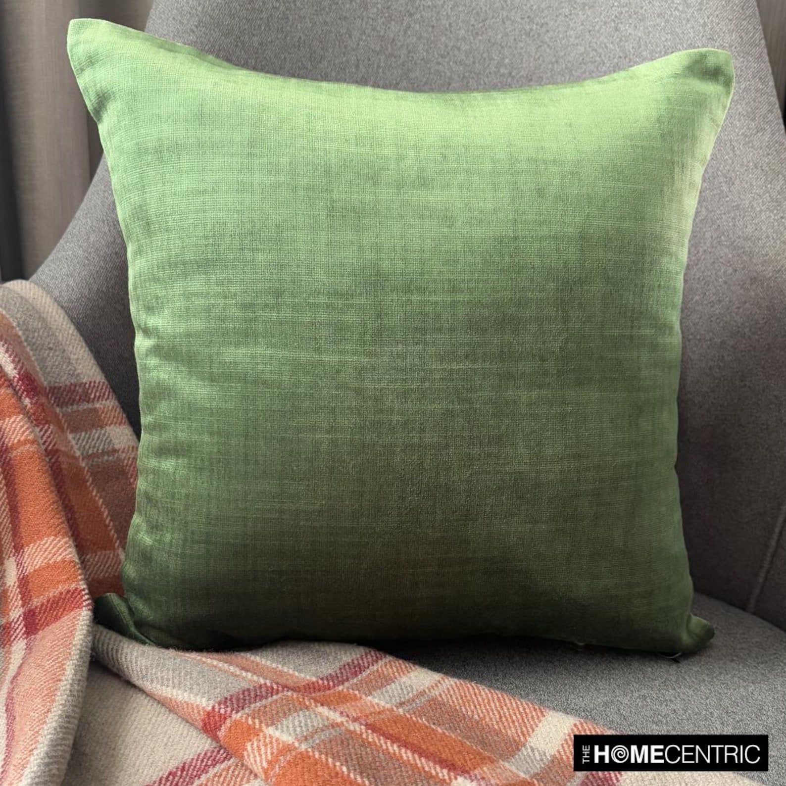 Velvet Emerald Jules Throw Cushion Cover