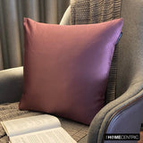 Light Purple Slub Satin - Light Purple Satin Throw Cushion Cover