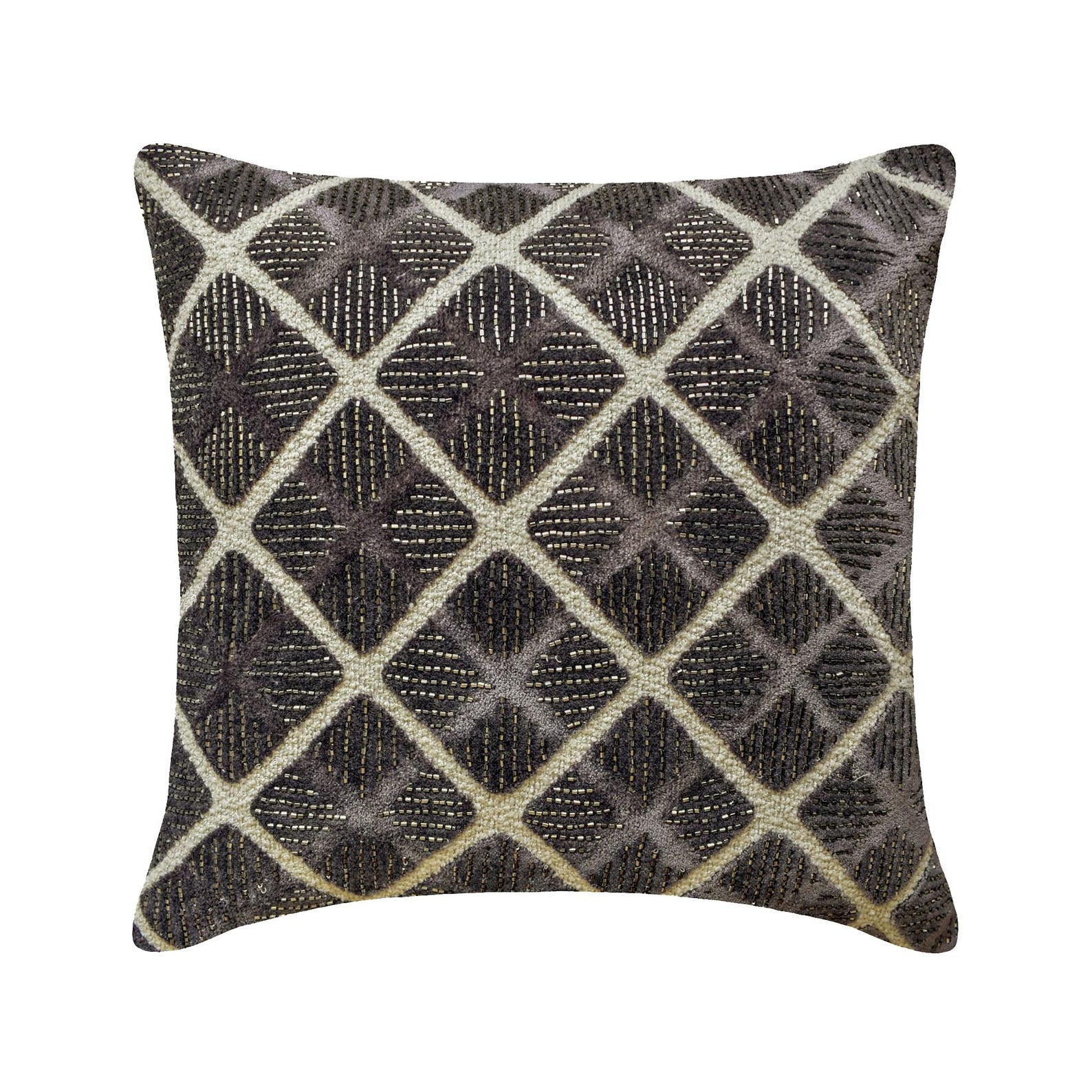 Graphite Luxe Throw Cushion Cover