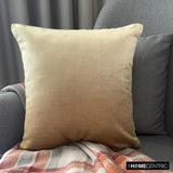 Velvet Gold Jules - Gold Velvet Throw Cushion Cover
