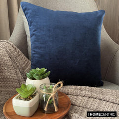 Velvet Blue Jules Throw Cushion Cover