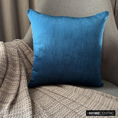 Turquoise Velvet Throw Cushion Cover - Velvet Turquoise Jules