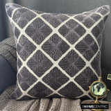Graphite Luxe - Gray Velvet Throw Cushion Cover