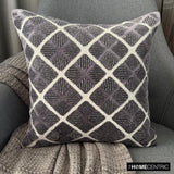 Graphite Luxe - Gray Velvet Throw Cushion Cover