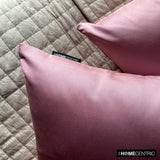 Muave Slub Satin - Muave Satin Throw Cushion Cover